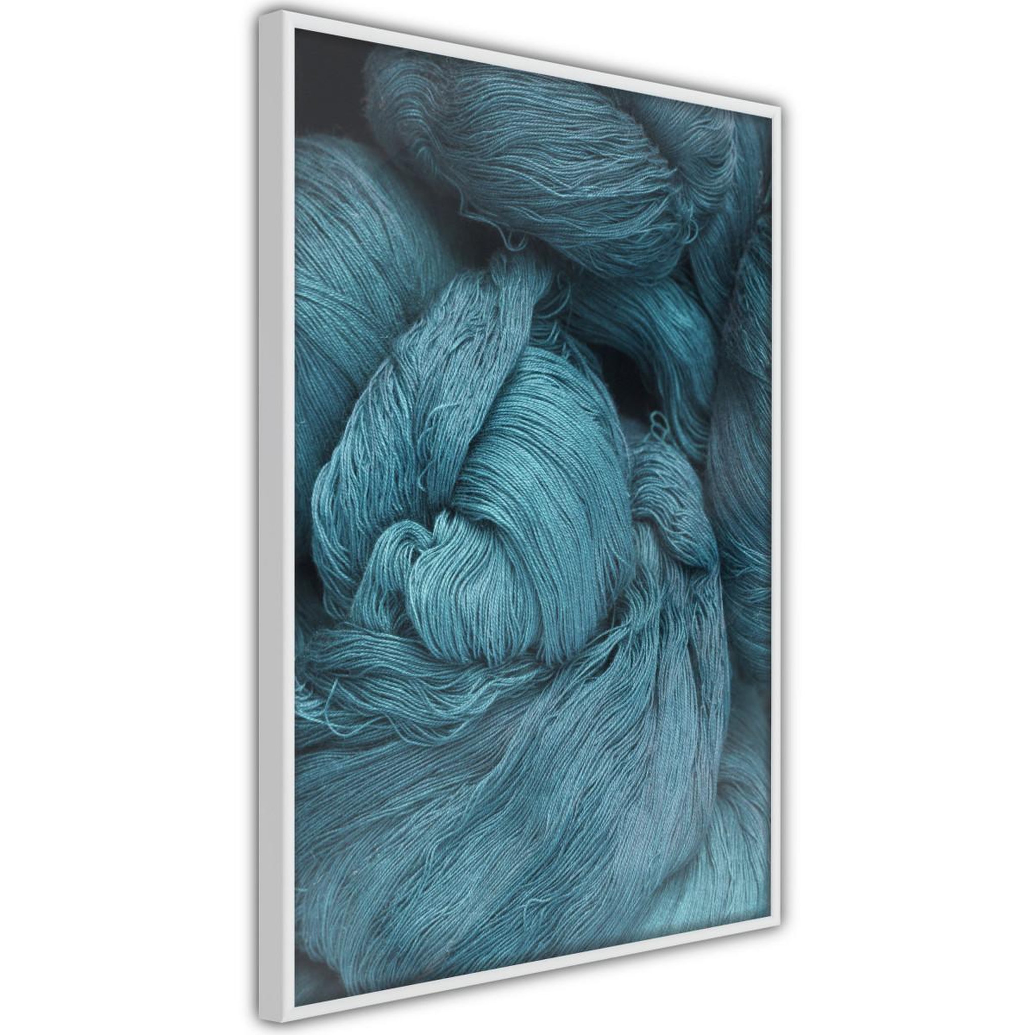 Paris Prix Affiche murale encadrée  blue skein
