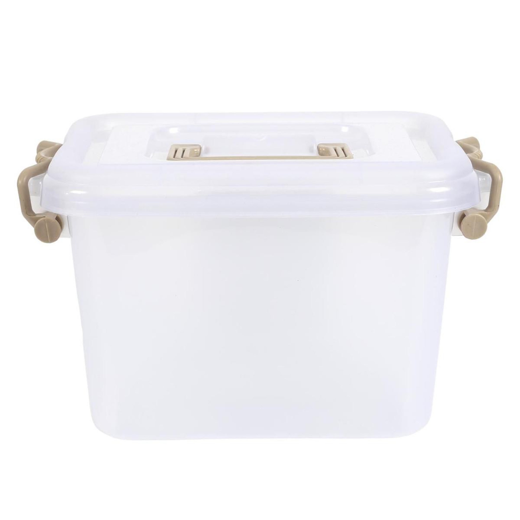 Voir la diapositive 2 : Je cherche une idee Boîte de rangement avec poignée  lia  5l transparent