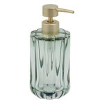 FIVE Distributeur de Savon en Verre  Floréa  18cm Vert