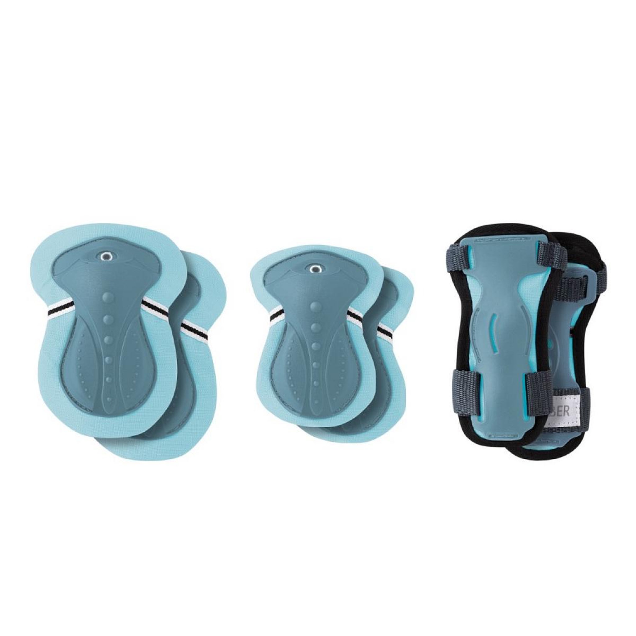 Globber Set 3 Protections Junior XS (6-10 ans) Bleu Pastel 25-50kg