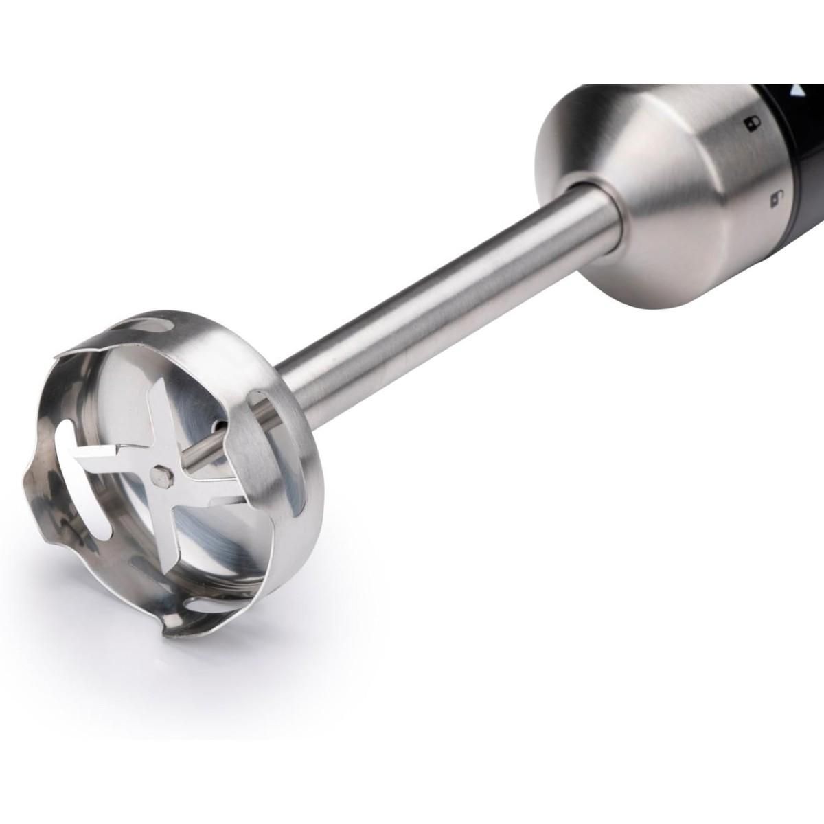 Alpina Mixeur plongeant Inox avec hachoir 1000W 2 Vitesses + Turbo Fouet ALPINA