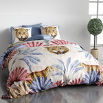 ATELIER DU COTON Housse de couette 240x220 JAVA + 2 taies coton 57 fils