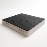 THE WHITE STONE Matelas 80x190 cm en Mémoire de Forme 9 Zones | Hauteur 20 cm | Orthopédique, Respirant & Hypoallergénique | Revêtement Anti-acariens & Antibactérien. Coloris disponibles : Bicolore