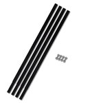 VIDAXL Tube d'extension de tariere de sol 4x1 m Raccord de tube Acier