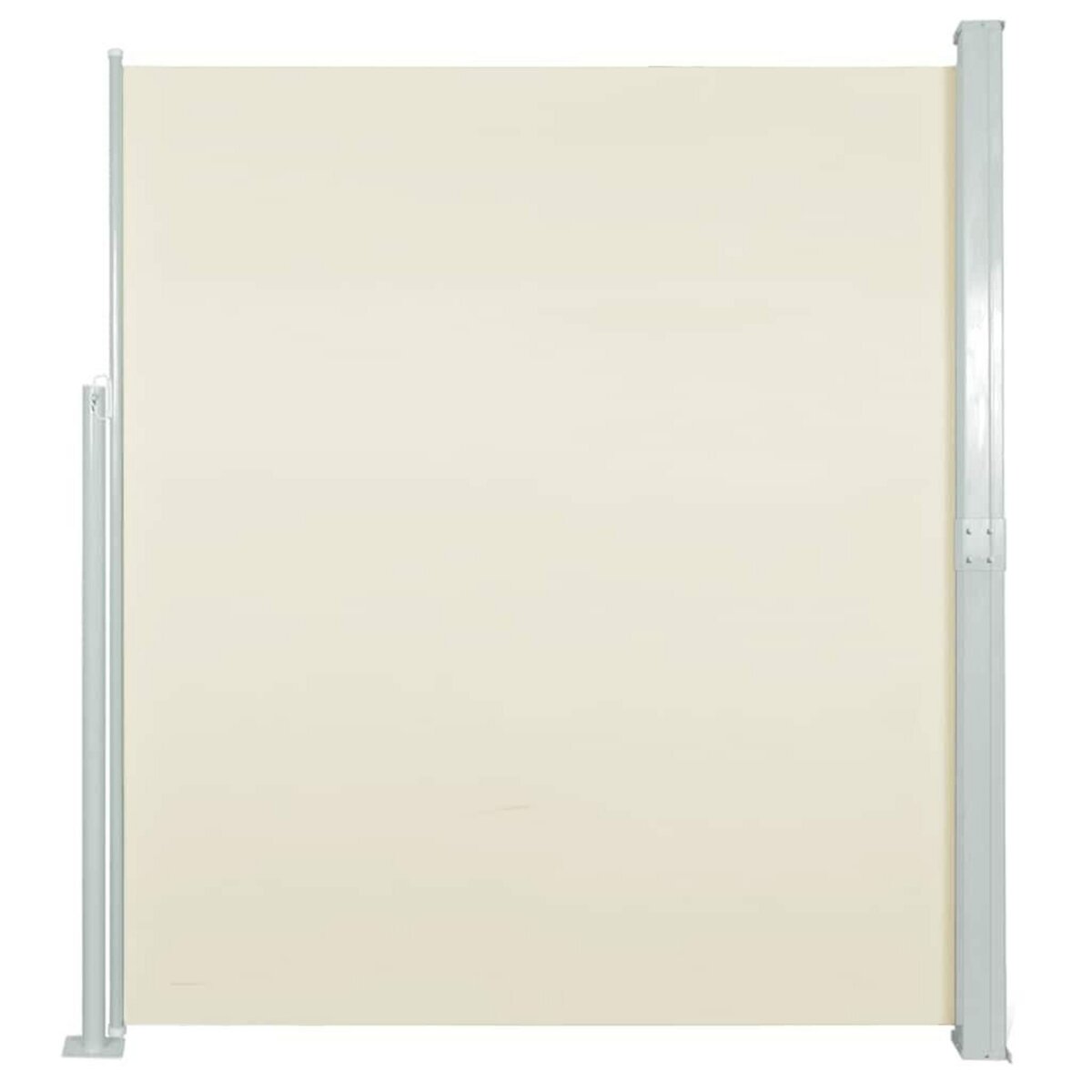 VIDAXL Auvent lateral retractable 140 x 300 cm Blanc casse