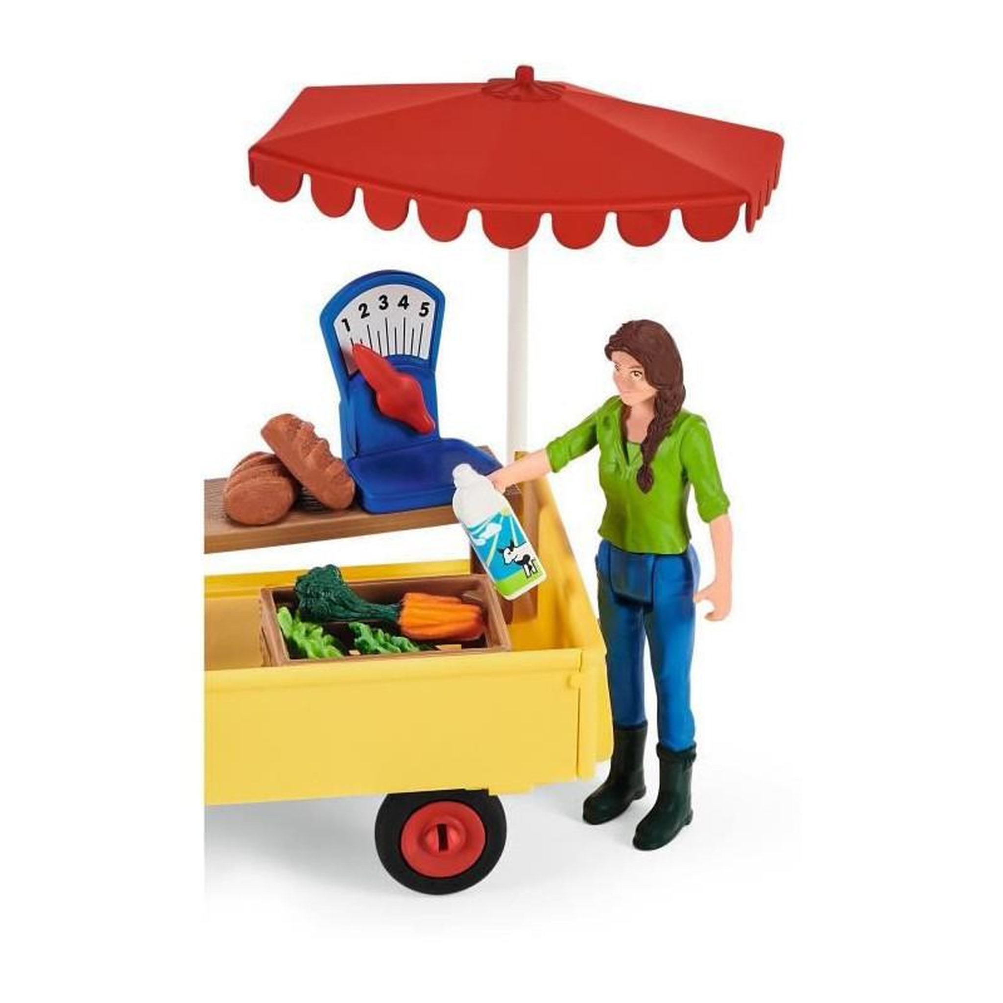 Voir la diapositive 4 : Schleich SCHLEICH - Etal mobile de la ferme