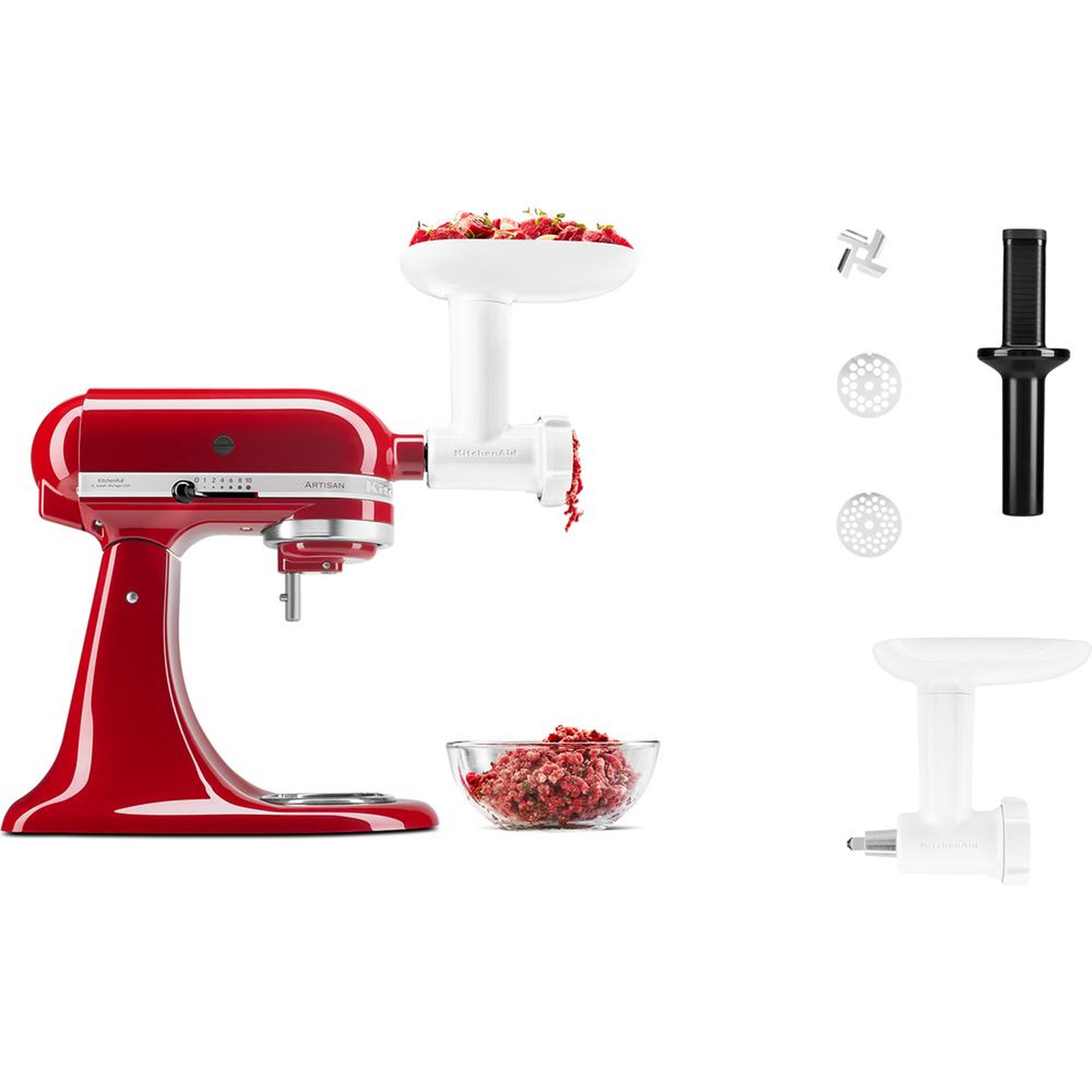 Voir la diapositive 2 : KitchenAid Kit de 3 accessoires pour robot artisan - 5KSM2FPPC