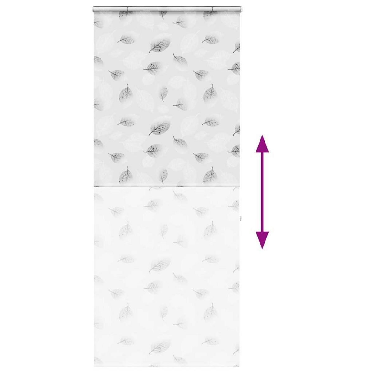 VIDAXL Store enrouleur de douche avec cassette largeur du tissu 106 cm