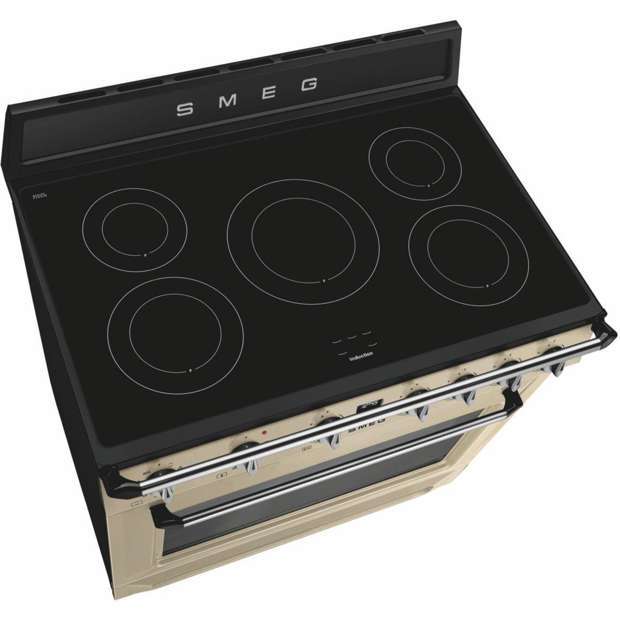 Voir la diapositive 5 : SMEG Piano de cuisson induction tr90imp