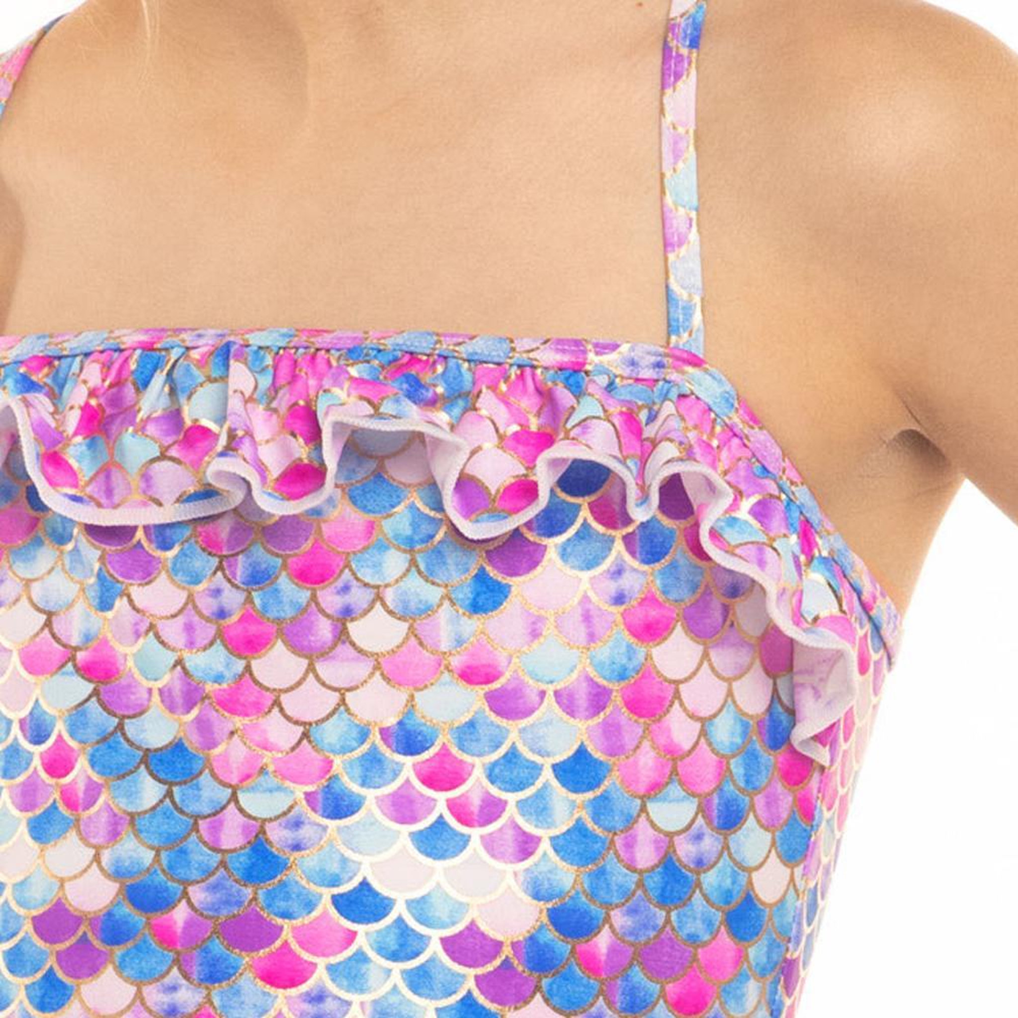 Voir la diapositive 2 : SUN PROJECT Maillot de Bain 1 Pièce Rose/Bleu Fille Sun Project