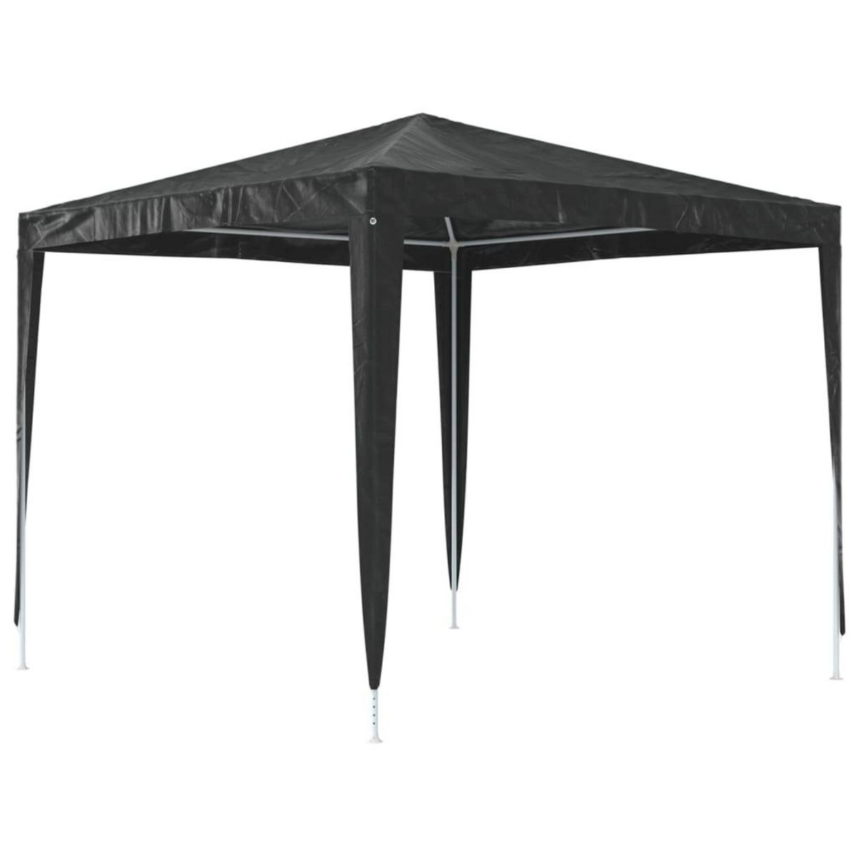 VIDAXL Tente de reception professionnelle 2,5x2,5 m Anthracite 90 g/m^2