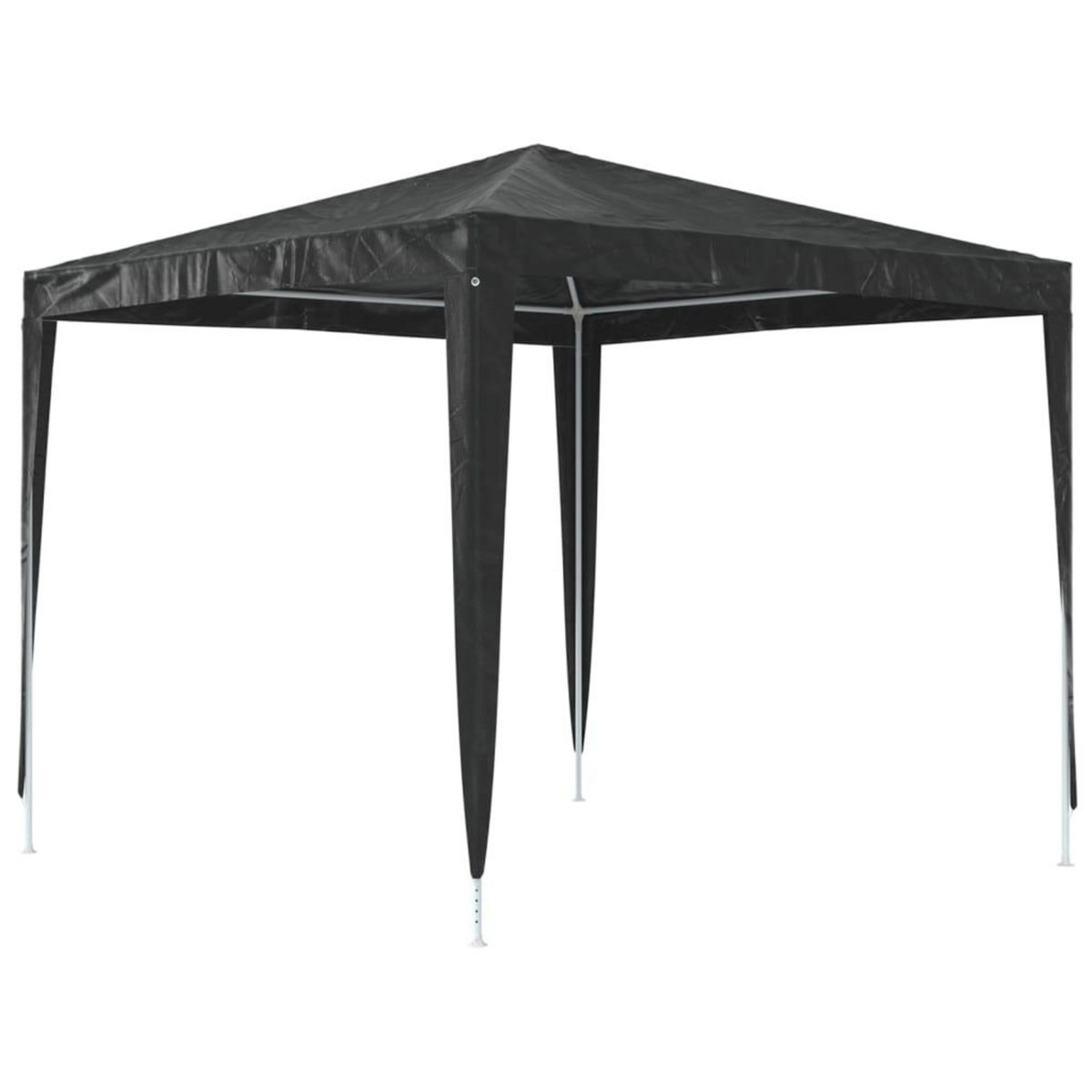 VIDAXL Tente de reception professionnelle 2,5x2,5 m Anthracite 90 g/m^2