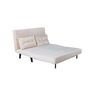 Voir la diapositive 5 : Paris Prix Canapé Convertible en Velours  Vicky  120cm Beige Clair