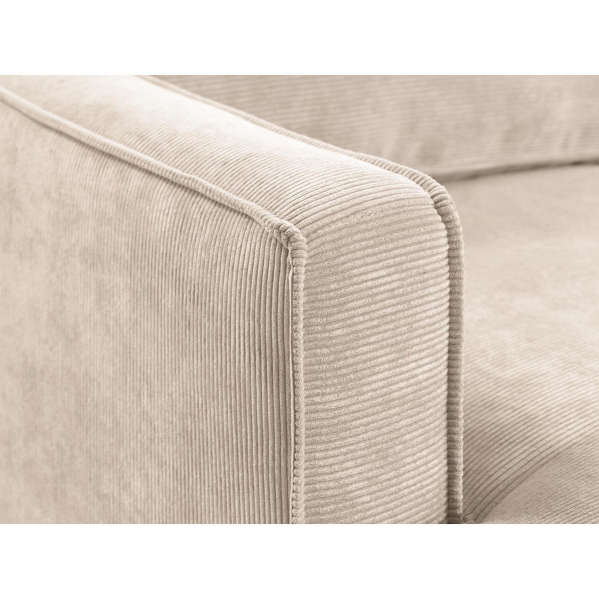 LISA DESIGN Jake - canapé d'angle droit - convertible - 5 places - en velours côtelé