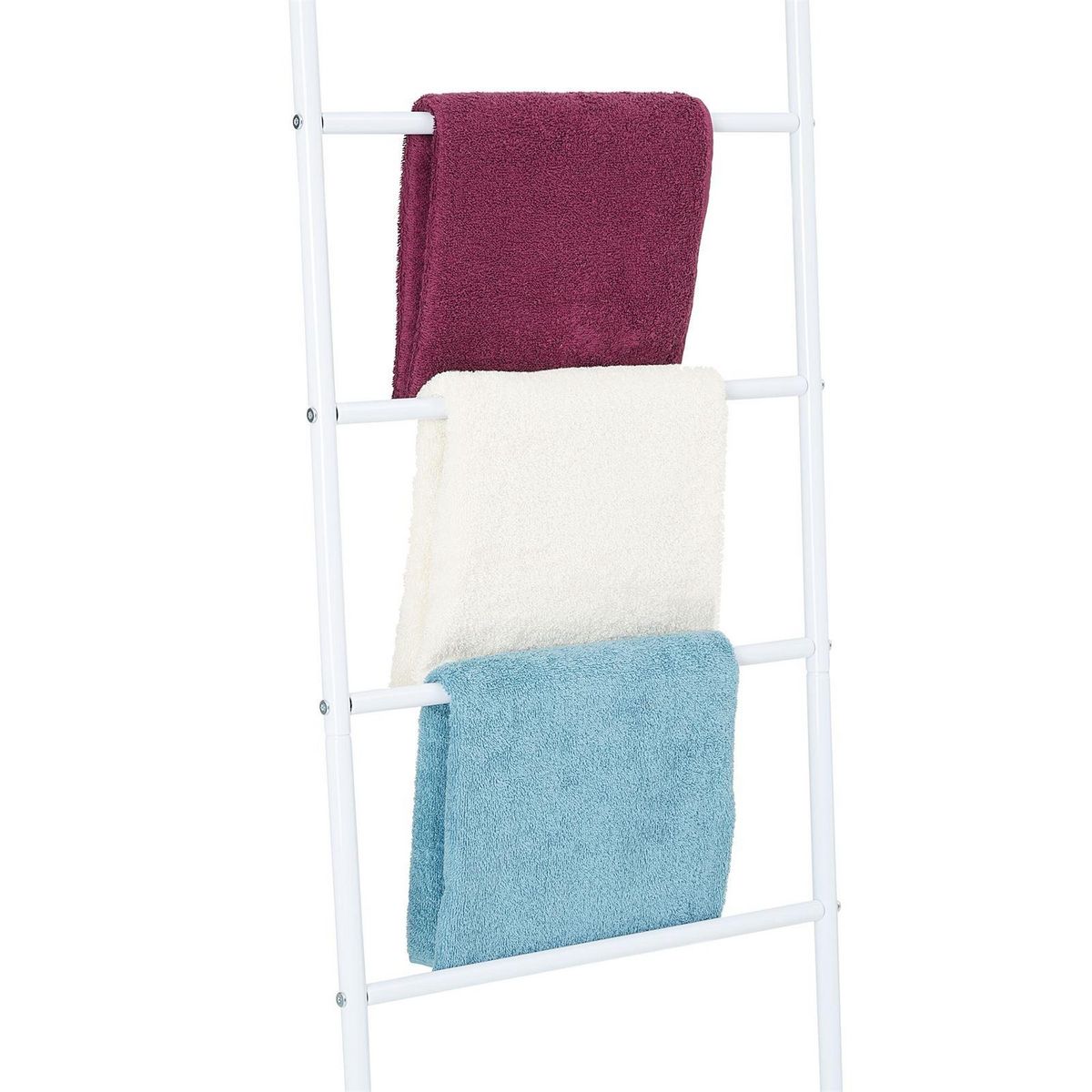 IDIMEX Echelle MORBIO porte-serviettes avec 6 barreaux, en métal