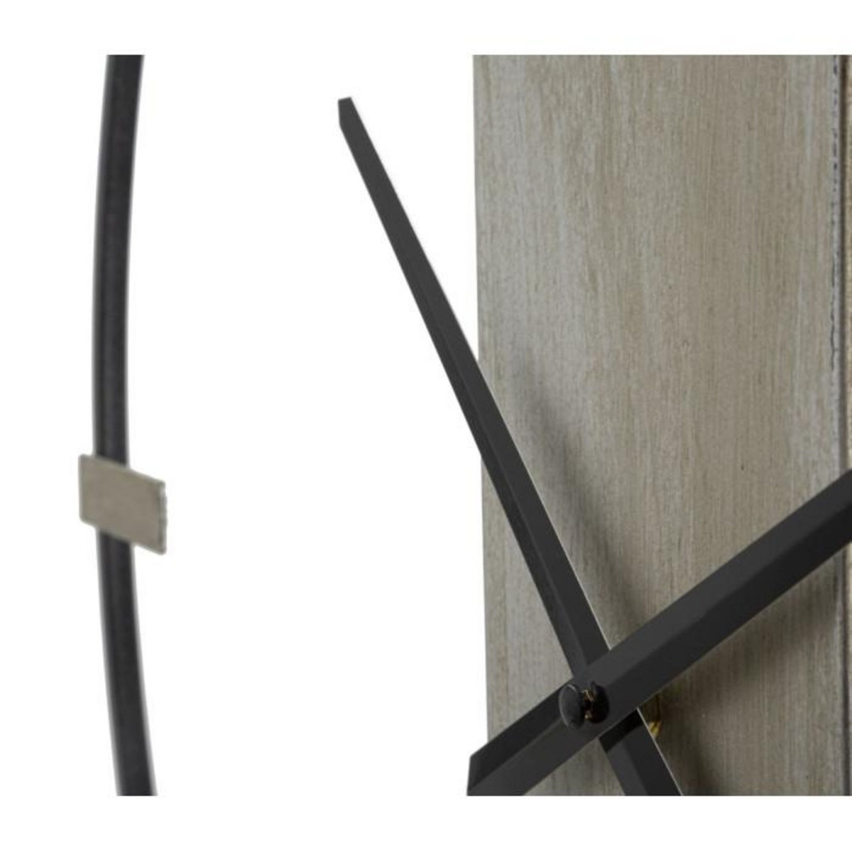 Paris Prix Horloge Murale en Métal  Silvery  61cm Argent