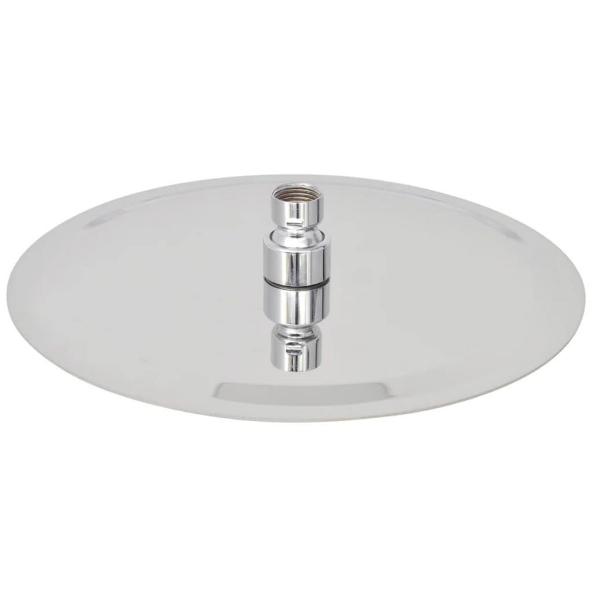 VIDAXL Tete de douche plongeante ronde en acier inoxydable 25 cm