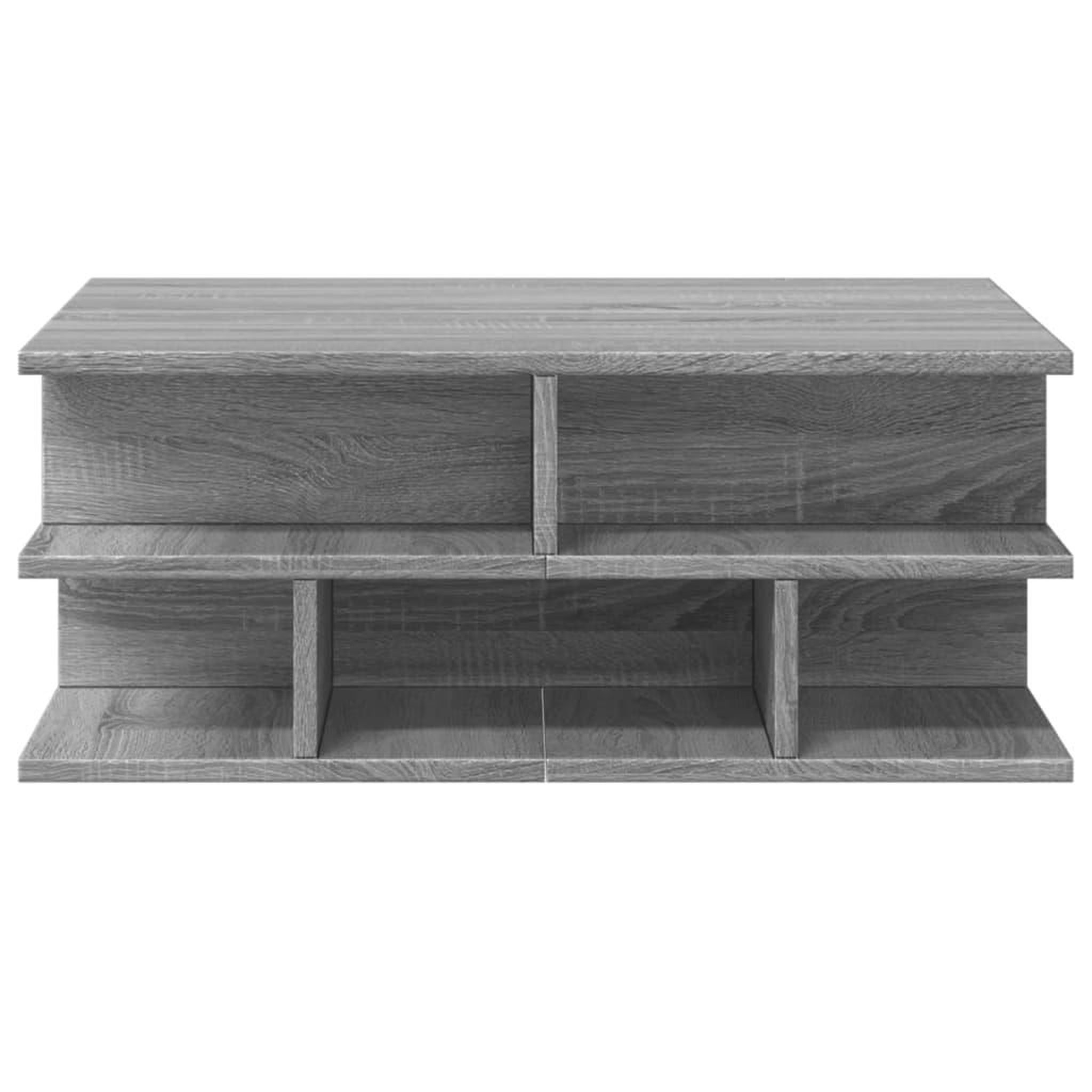 Voir la diapositive 5 : VIDAXL Table basse sonoma gris 70x70x29 cm bois d'ingenierie