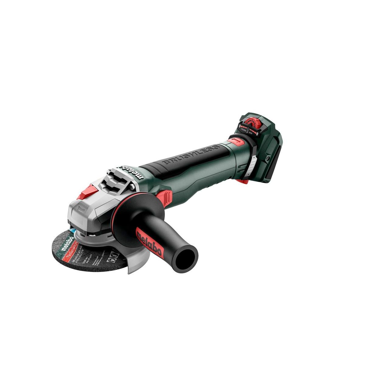 METABO SAS Meuleuse 125 mm 18 V sans fil WVB 18 LT BL 11-115 Quick Pick+Mix - sans batterie
