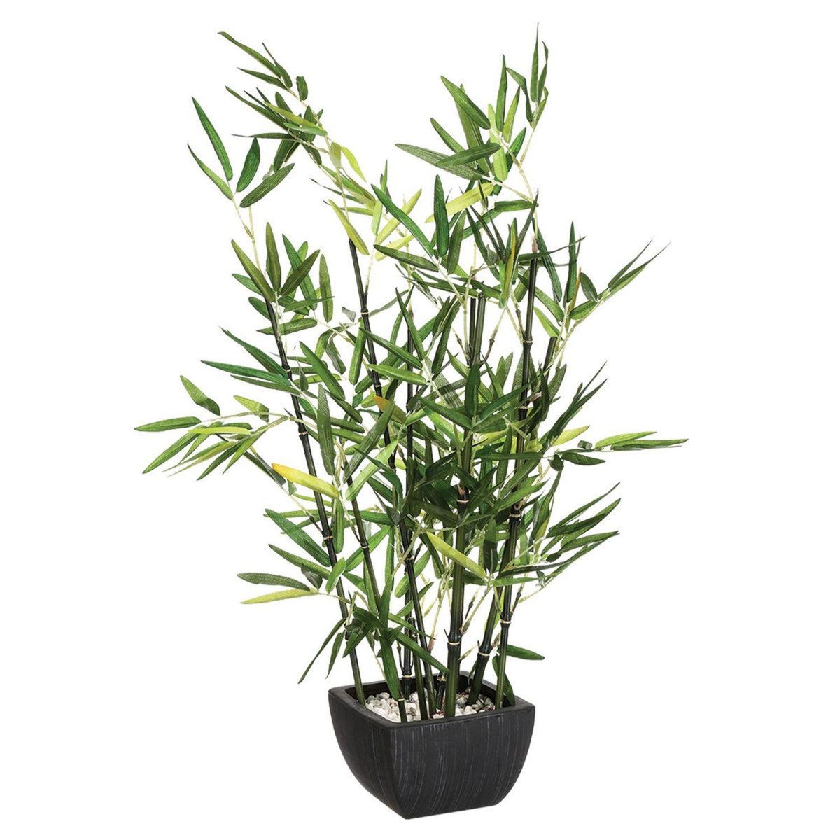 ATMOSPHERA Bambou artificiel en pot - H. 70 cm.