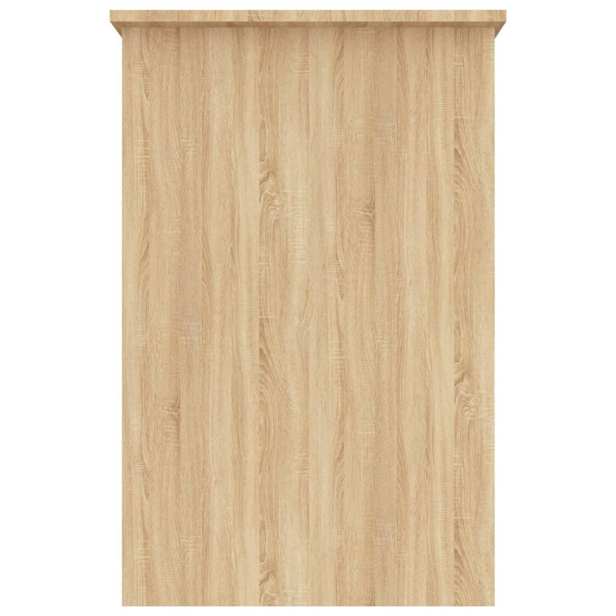 Voir la diapositive 5 : VIDAXL Bureau Chene sonoma 100x50x76 cm Bois d'ingenierie