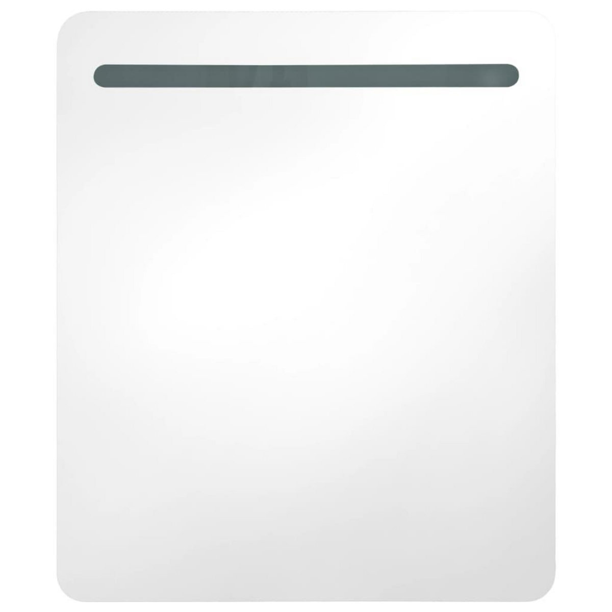 VIDAXL Armoire de salle de bain a miroir LED 68x9x80 cm