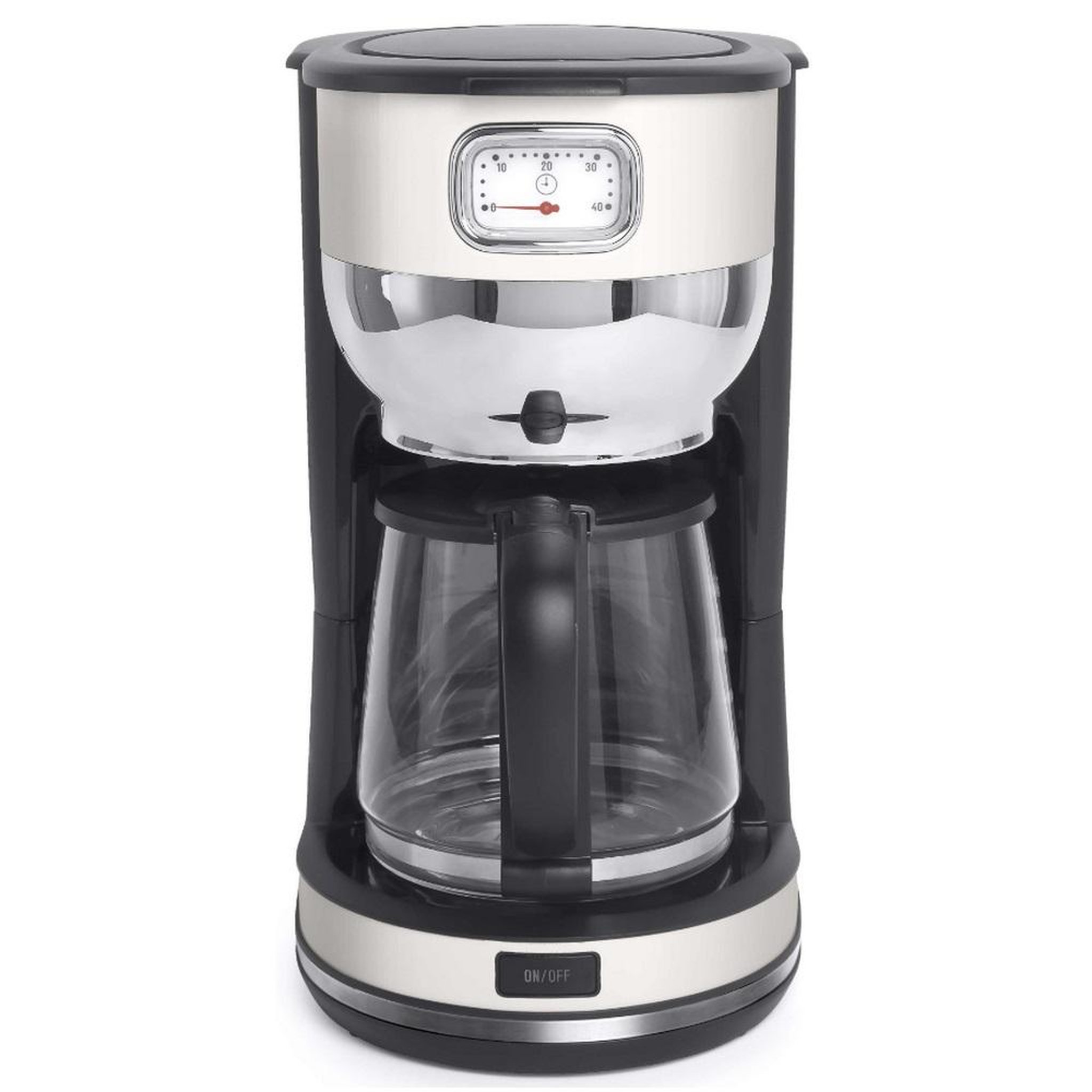 Voir la diapositive 4 : Muse Cafetière filtre 10 tasses 1000w blanc - MS-220SC