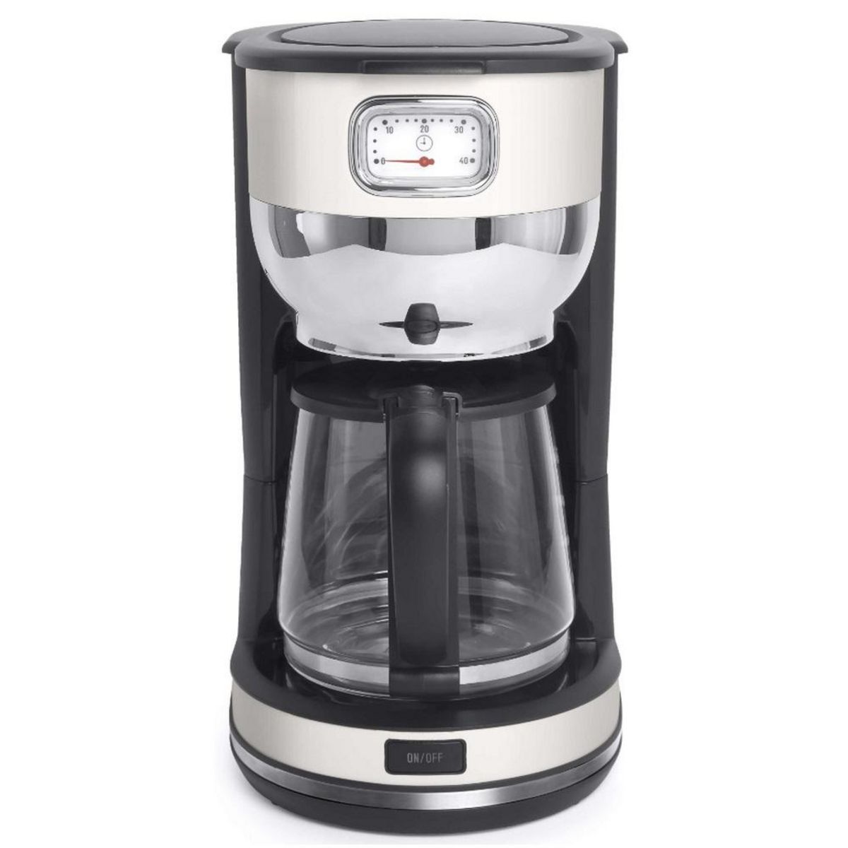 Muse Cafetière filtre 10 tasses 1000w blanc - MS-220SC