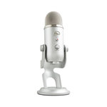 Logitech Microphone USB - Blue Yeti - Pour Enregistrement, Streaming, Gaming, Podcast sur PC ou Mac - Argent