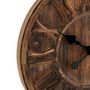 Voir la diapositive 2 : Paris Prix Horloge Murale Bois  Chiffres Romains  40cm Naturel