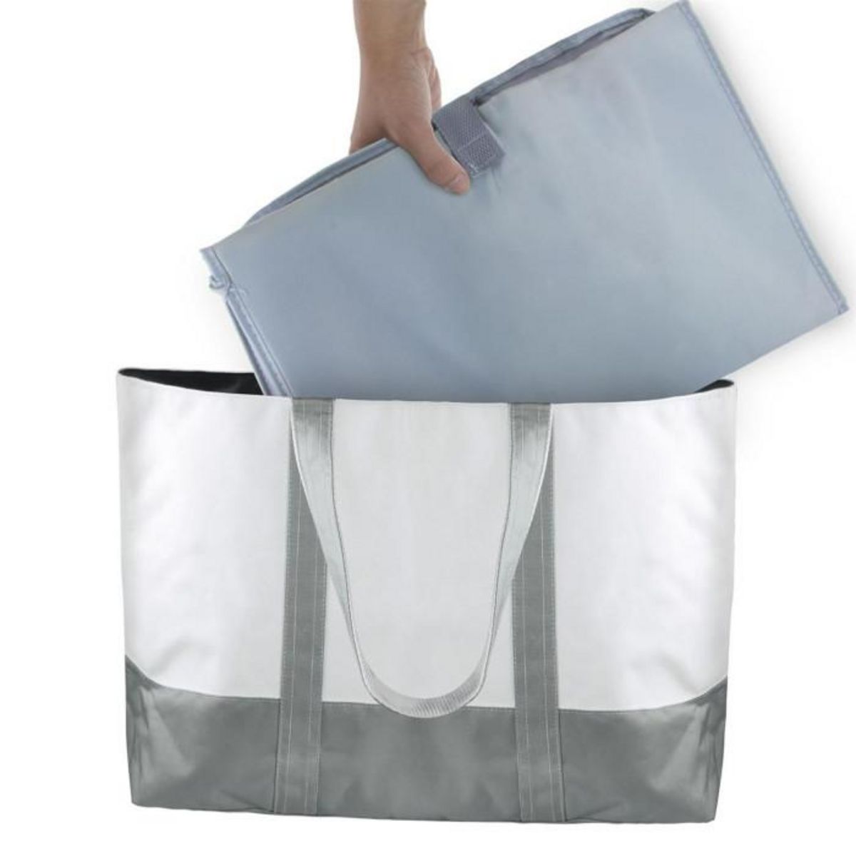 Paris Prix Tapis à Langer de Voyage  Baby  68cm Gris