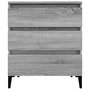 Voir la diapositive 5 : VIDAXL Buffet Sonoma gris 60x35x70 cm Bois d'ingenierie