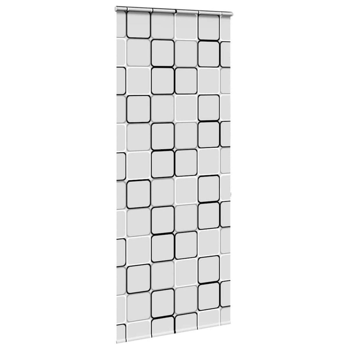 VIDAXL Store enrouleur de douche avec cassette largeur du tissu 106 cm