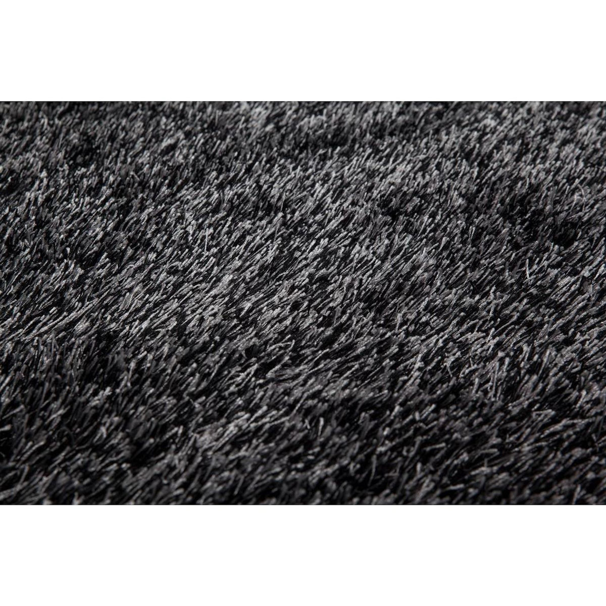 Paris Prix Tapis Shaggy Fait Main  Diamond  Anthracite