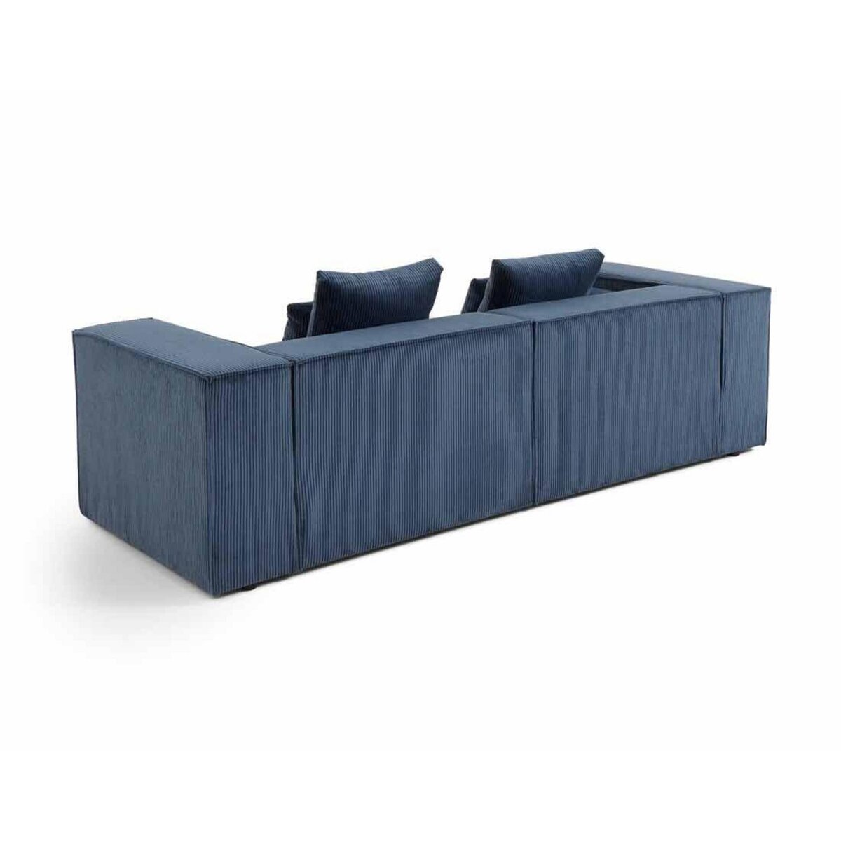 LISA DESIGN Colombine - canapé modulable droit - 2 places - en velours côtelé