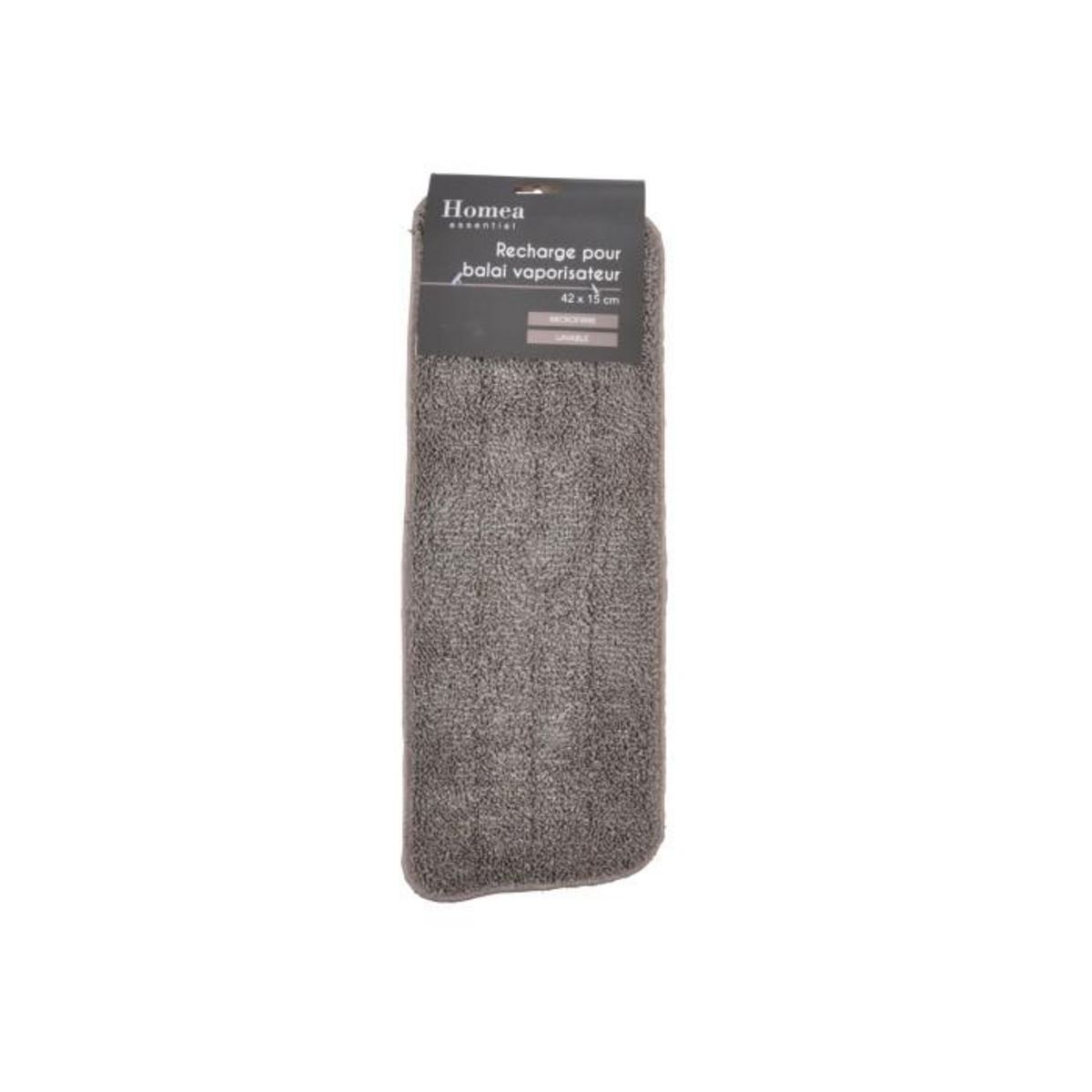 Paris Prix Serpillière pour Balai Mop  Microfibre  47cm Taupe