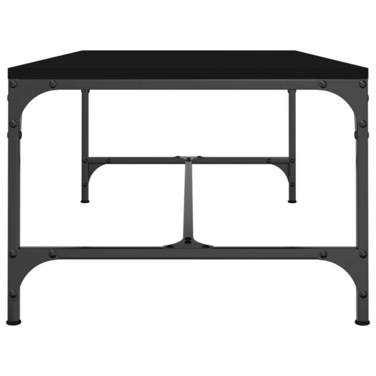 VIDAXL Table basse Noir 100x50x35 cm Bois d ingénierie