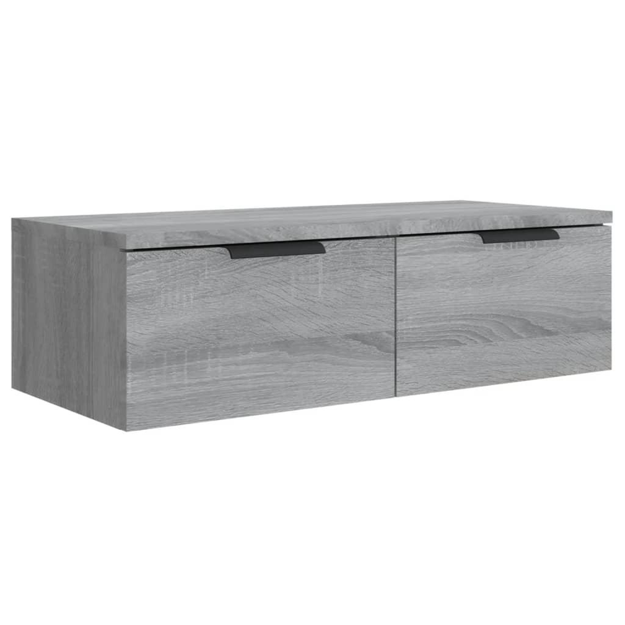 Voir la diapositive 2 : VIDAXL Armoire murale Sonoma gris 68x30x20 cm Bois d'ingenierie