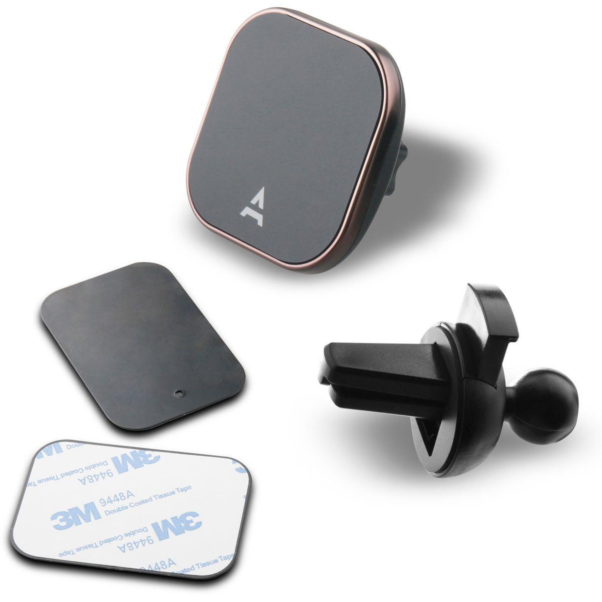 Voir la diapositive 2 : ADEQWAT Support smartphone Voiture magnétique x2