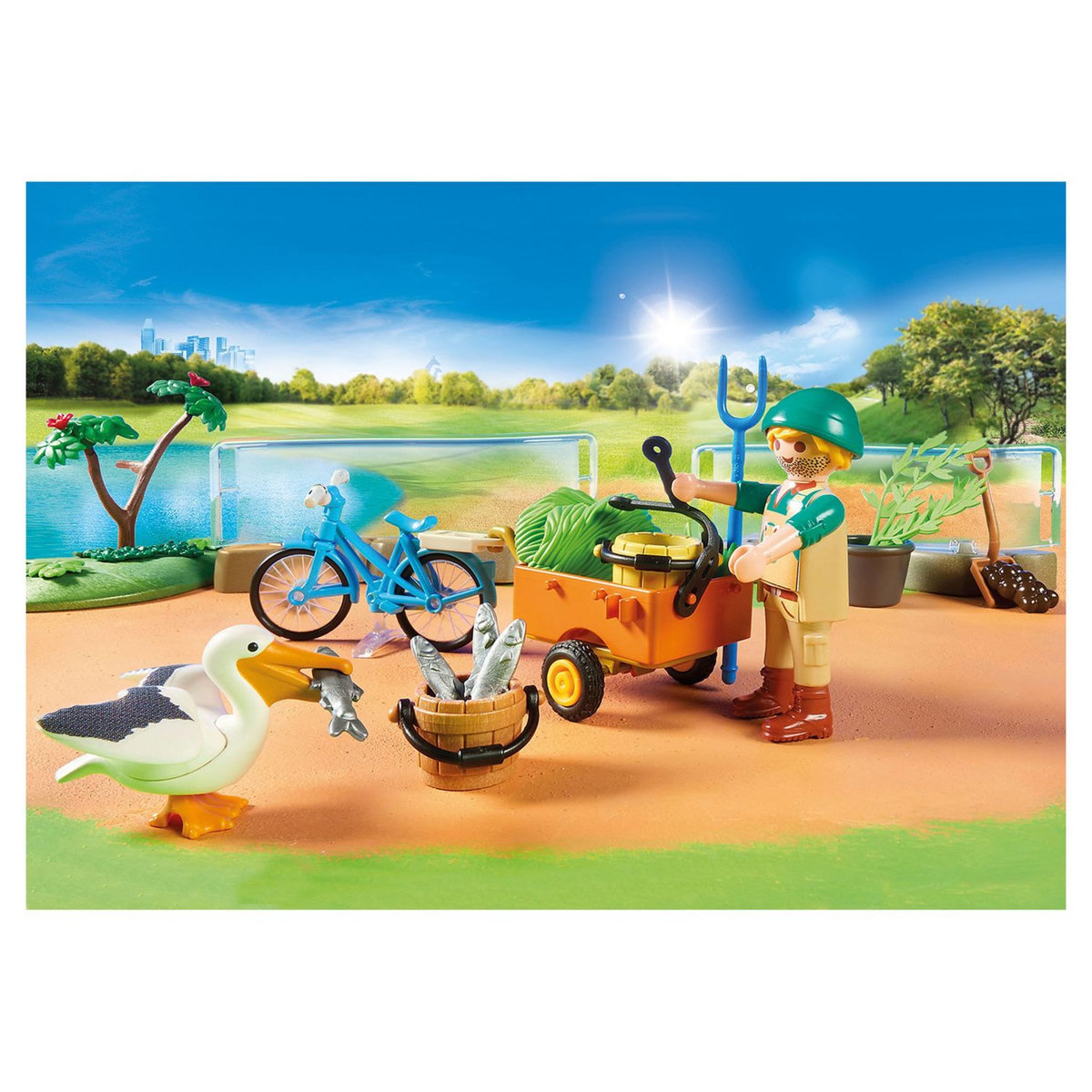 PLAYMOBIL 70341 - Family Fun - Parc animalier