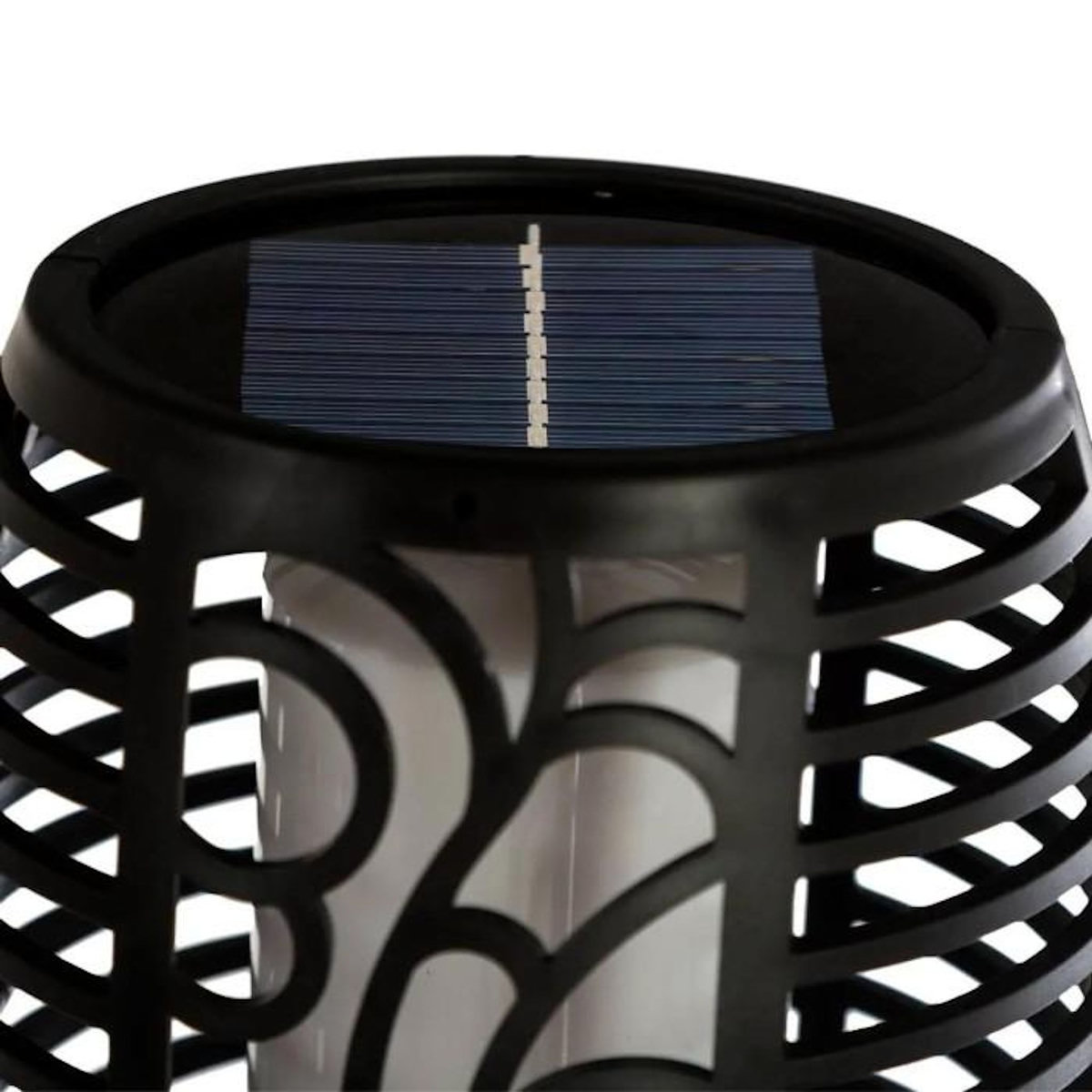 Paris Prix Torche Solaire Effet Flamme  Pénélope  62cm Noir