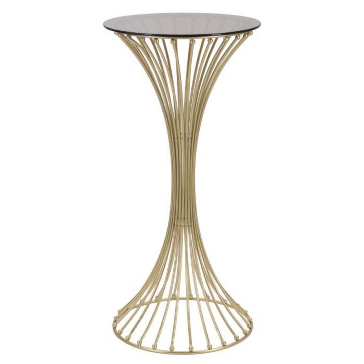 Paris Prix Table d'Appoint Design en Métal  Century  103cm Or