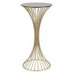 Paris Prix Table d'Appoint Design en Métal  Century  103cm Or