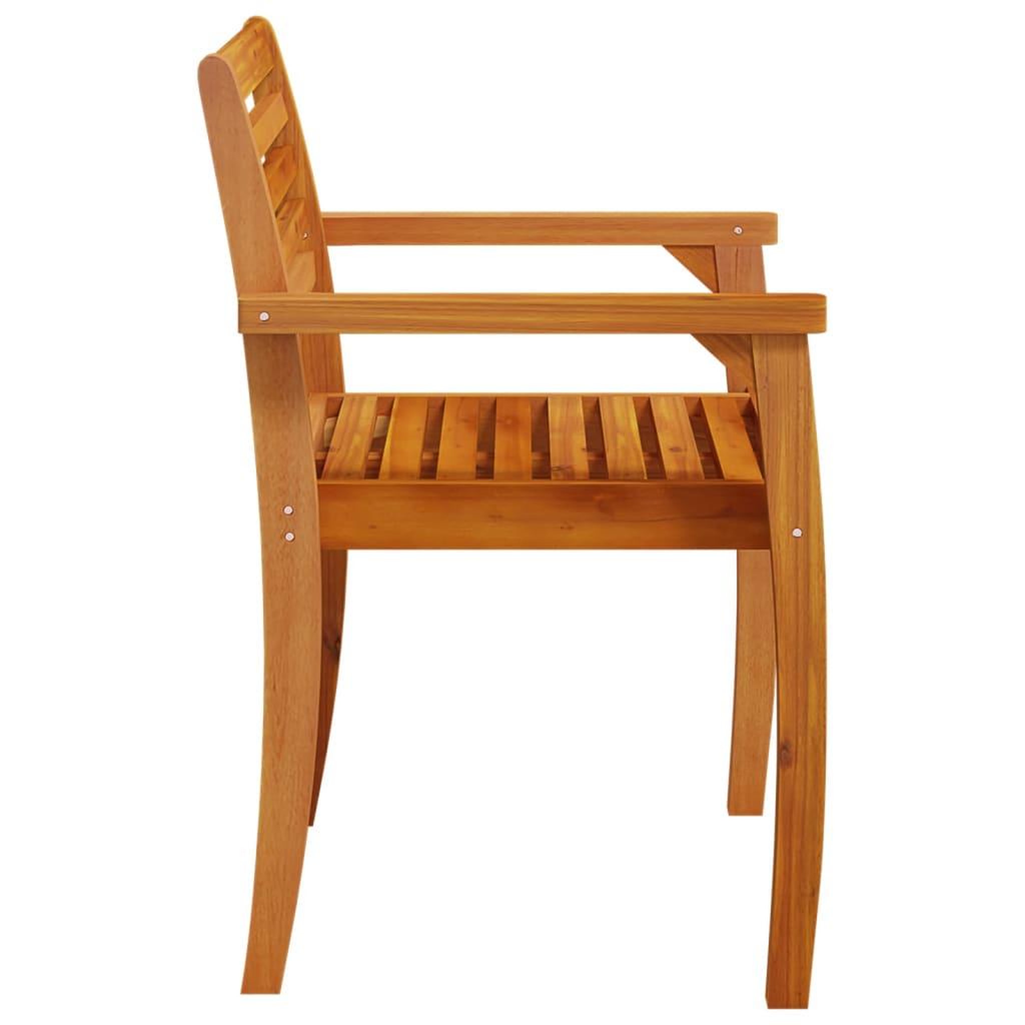 Voir la diapositive 5 : VIDAXL Chaises de jardin lot de 2 59x55x85 cm bois massif d'acacia