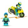 LEGO City 60358 La cyber moto de de cascade, Jouet Véhicule pour Effectuer des Sauts et des Figures, Jeu pour Garçons et Filles 5 Ans