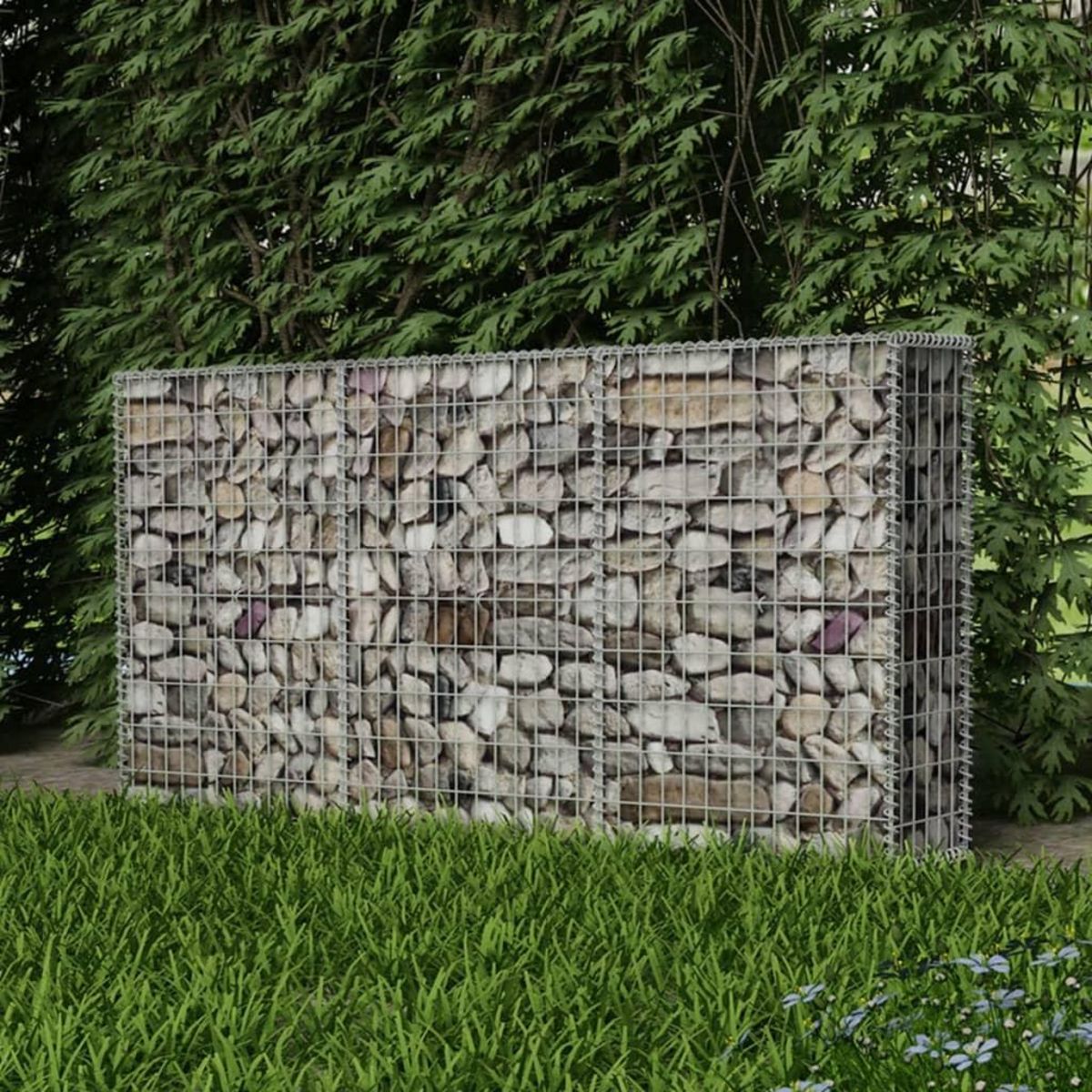 VIDAXL Panier de gabion Acier galvanise 200x30x100 cm
