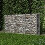 Voir la diapositive 3 : VIDAXL Panier de gabion Acier galvanise 200x30x100 cm