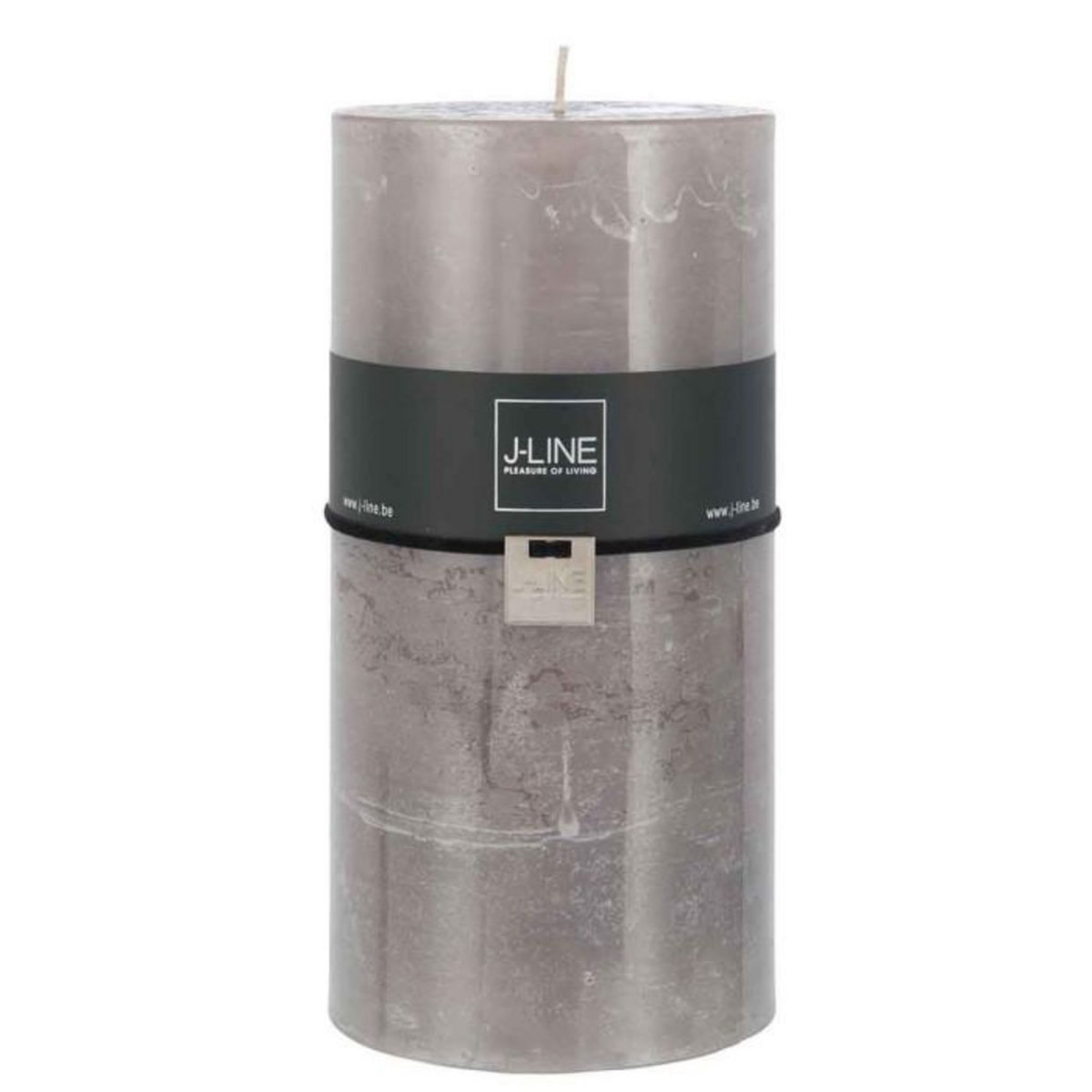 Paris Prix Bougie Cylindrique Déco  Junina  20cm Taupe