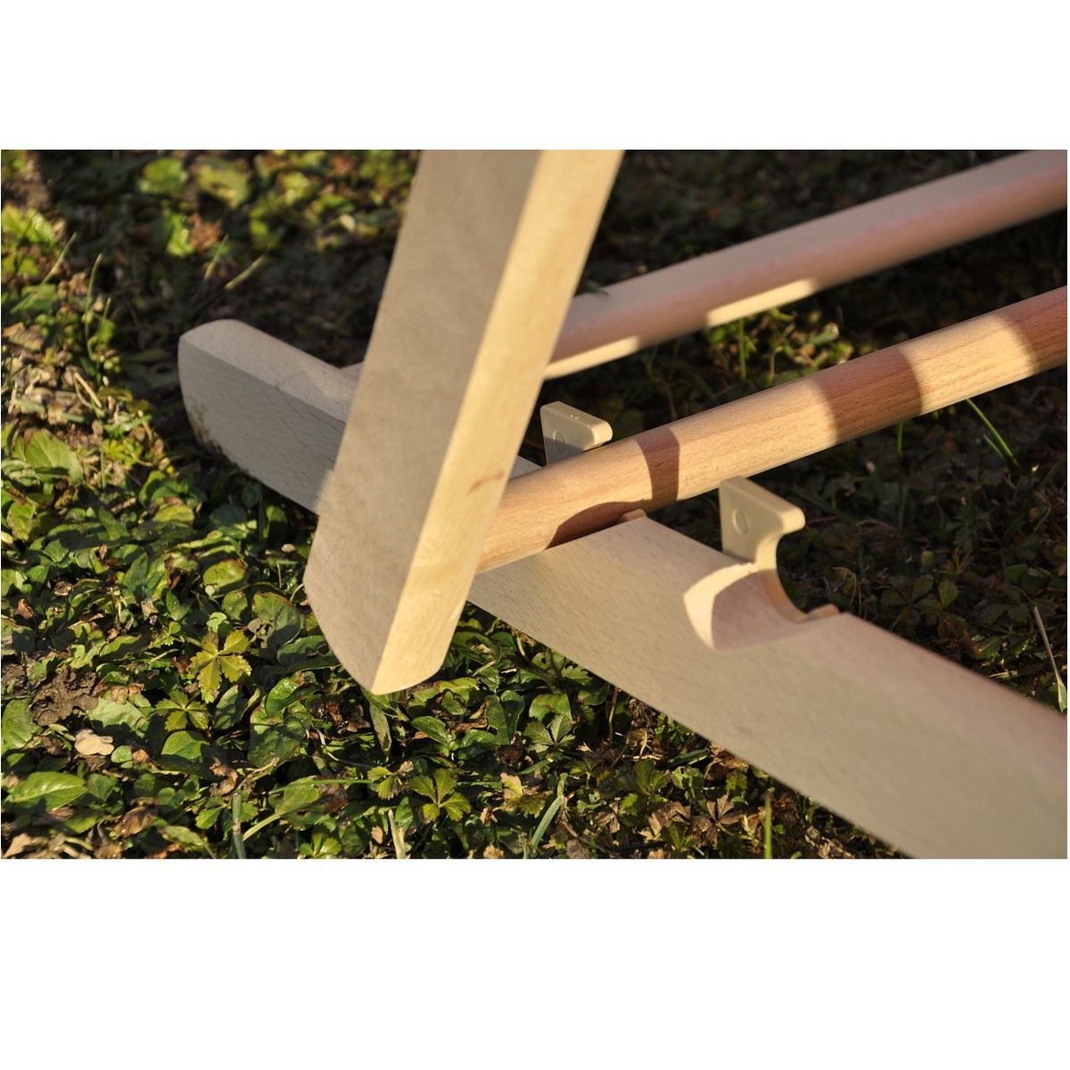 ITALIADOC Lot de 2 transats pliants multipositions gris BETTY