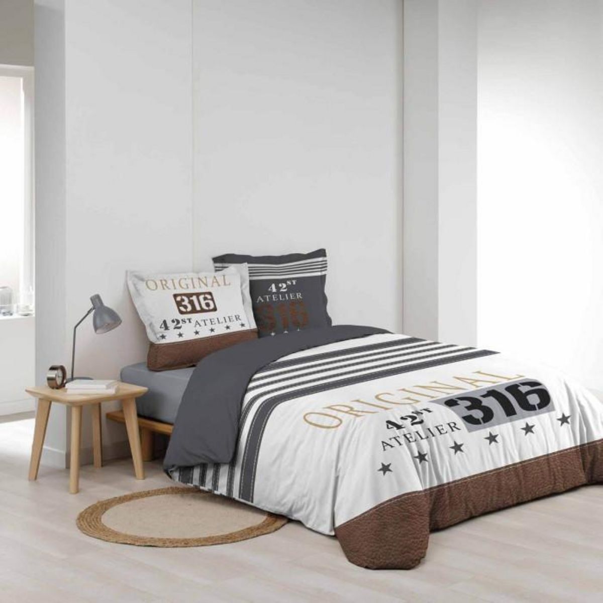 Paris Prix Parure de Lit 3 Pièces  Original  260x240cm Multicolore